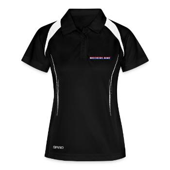 Nederland - Polo respirant Femme - noir/blanc - Devant