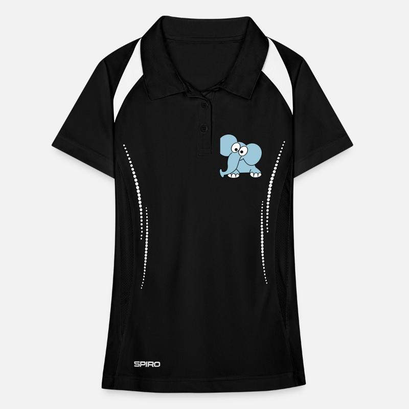 elefant Frauen Polo atmungsaktiv