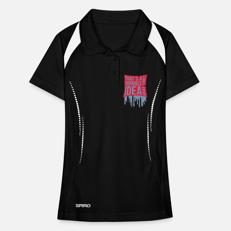 C’est une idée horrible Polo respirant Femme