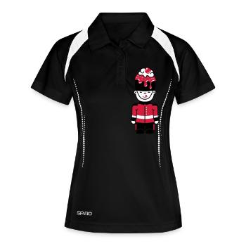 Chemise de bébé - Londres - Sweet royale 3C - Polo respirant Femme - noir/blanc - Devant