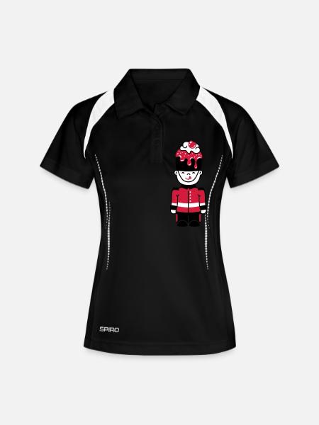 Baby Shirt - London - Sweet royal guardian 3C - Women's Polo breathable - black/white