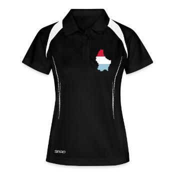 Luxembourg - Polo respirant Femme - noir/blanc - Devant
