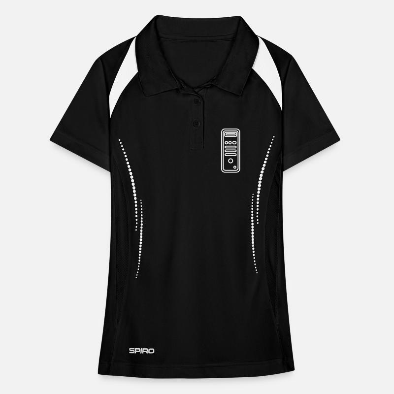 Logo Enclosure Computer Tower Women's Polo breathable