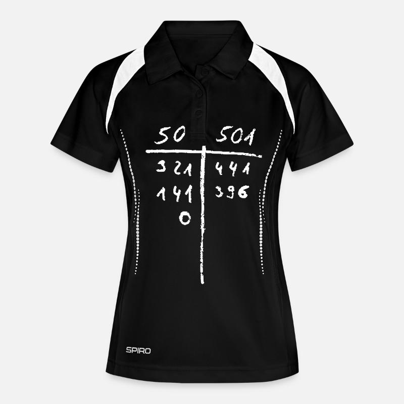 9 Darter (ID: 010004) - Women's Polo breathable - black/white