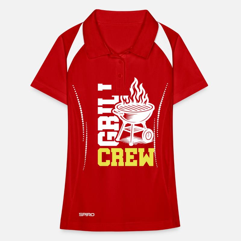 Équipe de grillades Polo respirant Femme