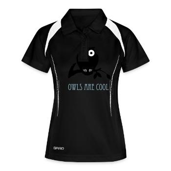 owls are cool - Women's Polo breathable - black/white - Front