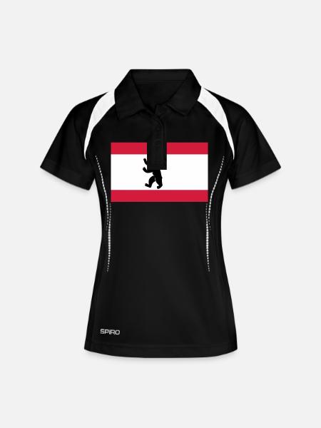 Flag of Berlin - Women's Polo breathable - black/white