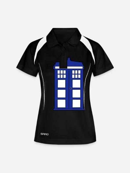 BlueBox - Women's Polo breathable - black/white