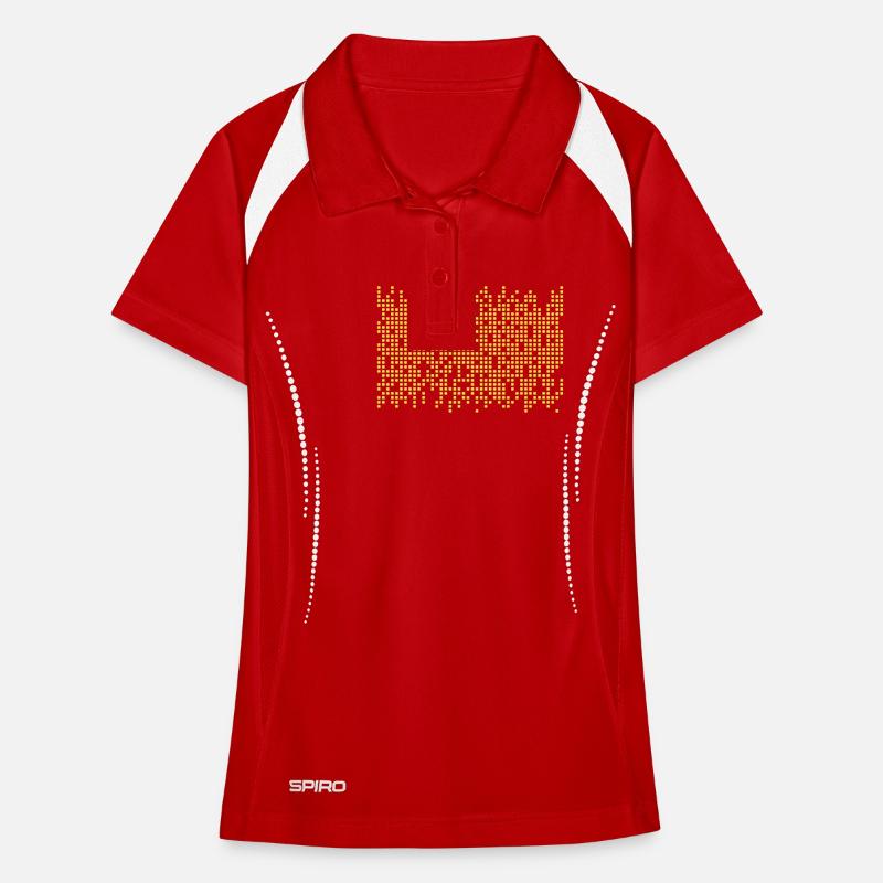 Dati Dots Polo traspirante per donna