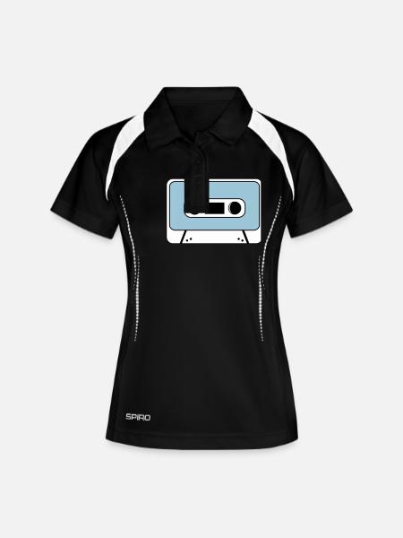 cassette - Women's Polo breathable - black/white