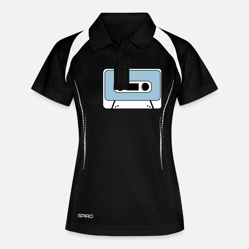 cassette - Women's Polo breathable - black/white