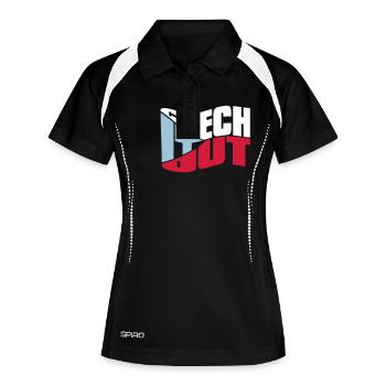 chech - Women's Polo breathable - black/white - Front