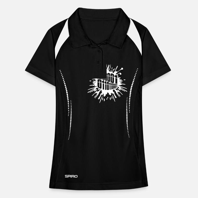 Binary Code Program Language Women's Polo breathable