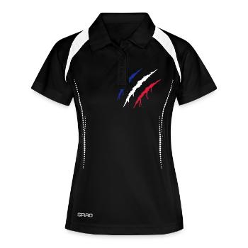 Griffes France - Polo respirant Femme - noir/blanc - Devant