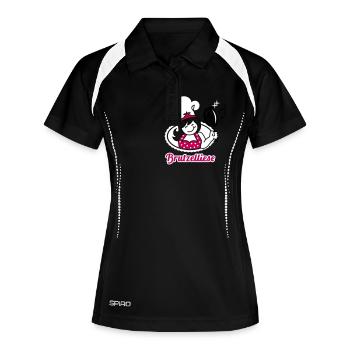 Cook - cuisine - cuisine - griller - barbecue - 3C - Polo respirant Femme - noir/blanc - Devant