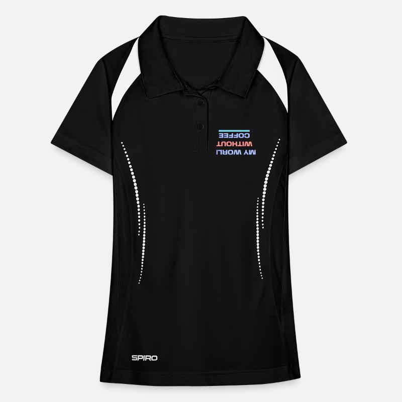 Caffeine Coffee Drinking Statement Coffee Lovers Women's Polo breathable