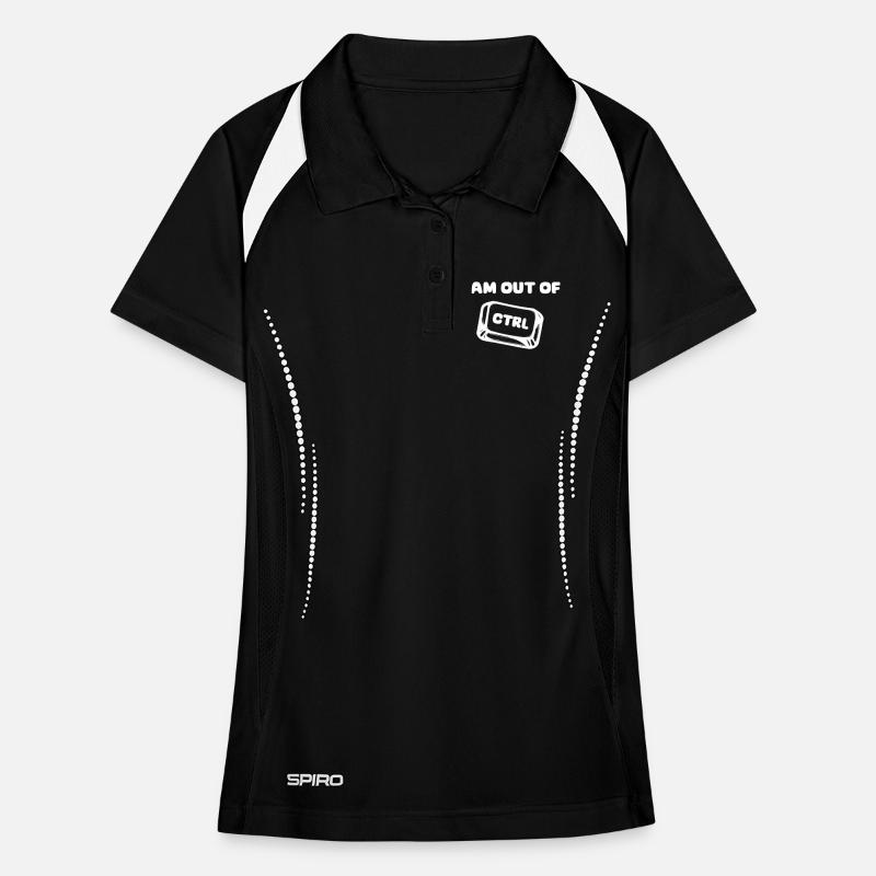 développeur cooler disant scripting code ordinateur Polo respirant Femme