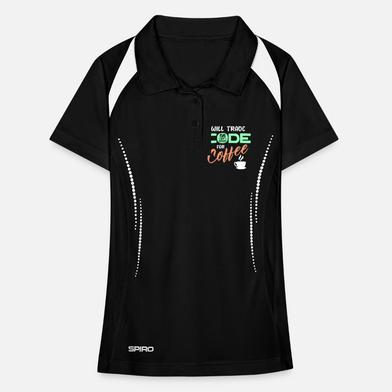 Programmer Developer Code Statement Computer Women's Polo breathable