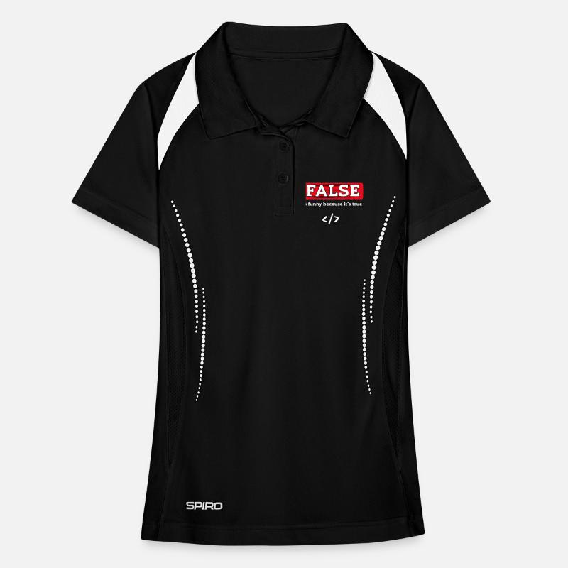 Debug Scripting Statement Developer Code Nerd Women's Polo breathable