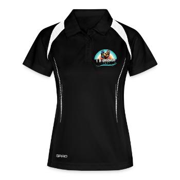 I'd Smoked That Funny Grilled Chicken BBQ Saying - Women's Polo breathable - black/white - Front