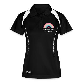 LGBT Pride Month - The Future is Queer - Women's Polo breathable - black/white - Front