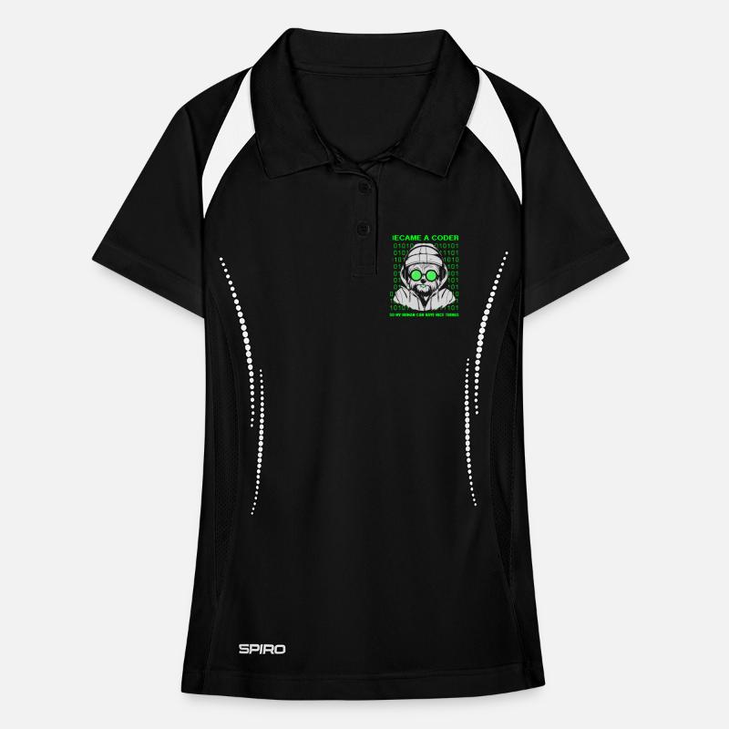 Became a Coder – Cyber Dog Binary Women's Polo breathable