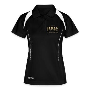 30ème Anniversaire Original Novembre Millésime 1996 - Polo respirant Femme - noir/blanc - Devant