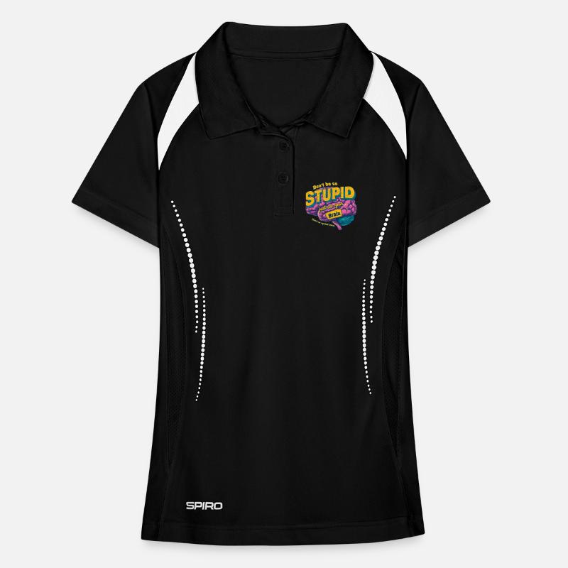Against Stupidity Women's Polo breathable