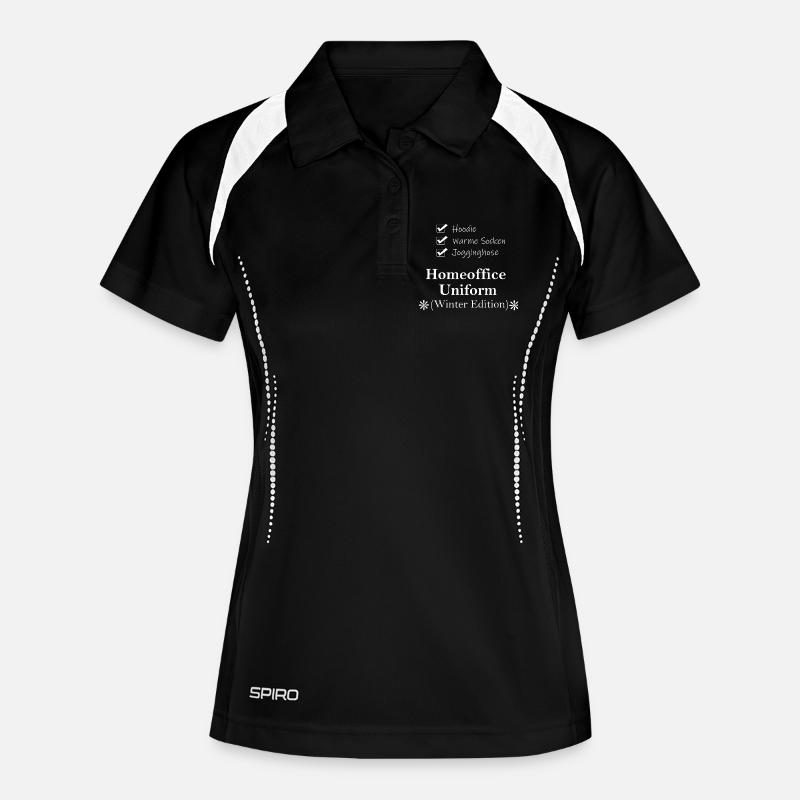 Checkliste_Homeoffice_Uniform_WW - Women's Polo breathable - black/white