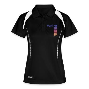 Millésime 1986 - Polo respirant Femme - noir/blanc - Devant