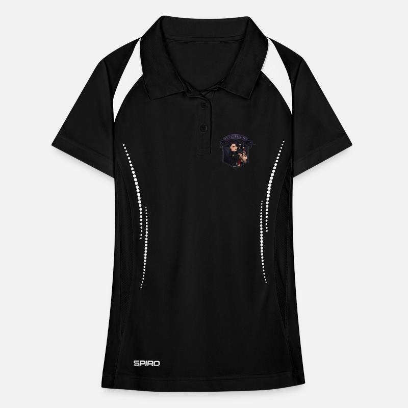 We can ROLL it ! White Polo respirant Femme