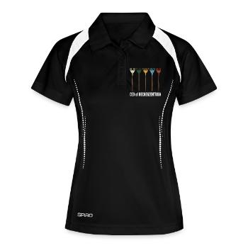 IT Support Wheel of Fortune Service Desk IT Helpdesk Nerd - Women's Polo breathable - black/white - Front