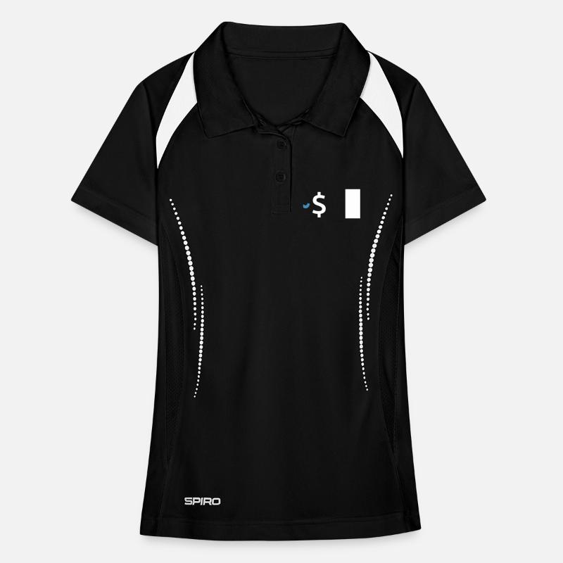 Linux Shell Command Frauen Polo atmungsaktiv