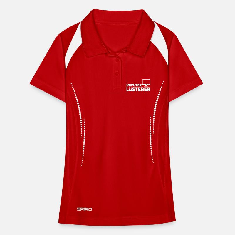 Computer Flüsterer Retro-Tech Frauen Polo atmungsaktiv