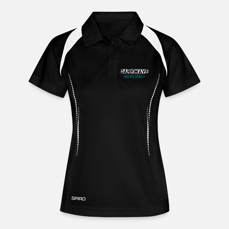 Darkwave Coldwave - Women's Polo breathable - black/white