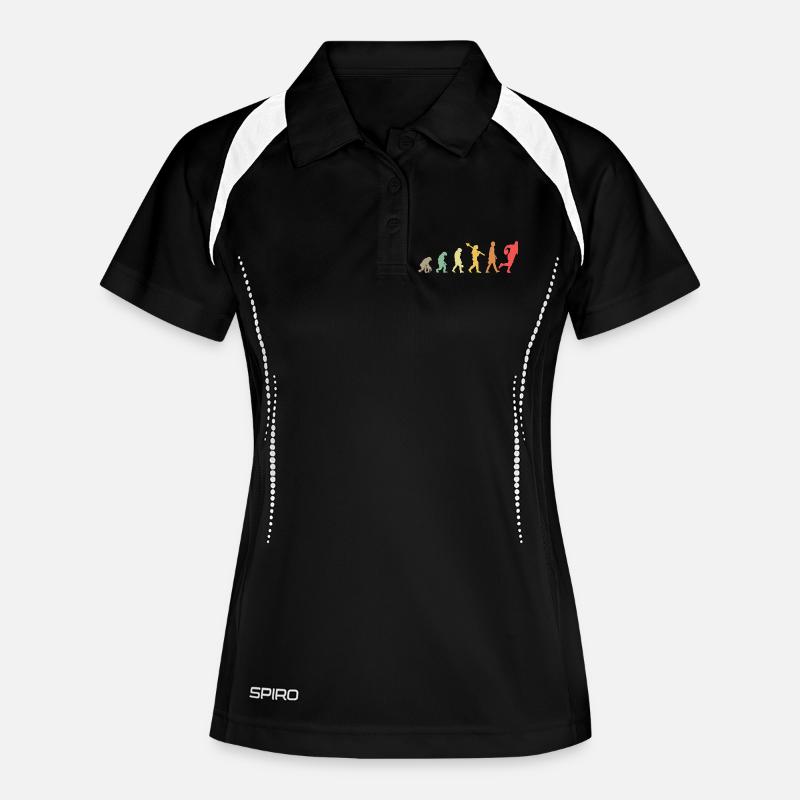 Evolution Rugby Player Rugby Development Retro - Women's Polo breathable - black/white