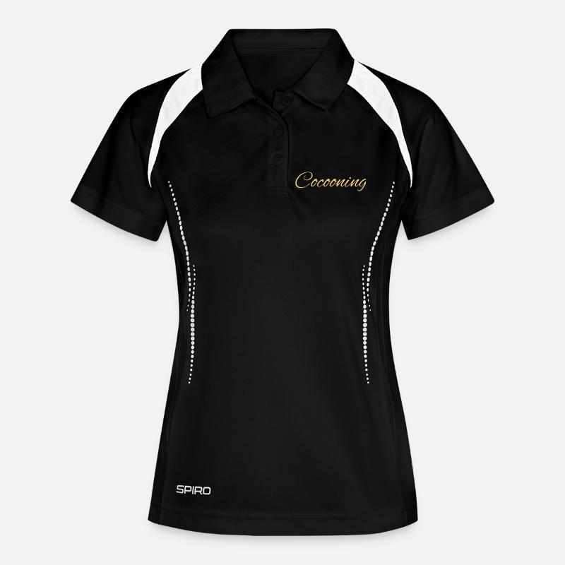 Cocooning - Women's Polo breathable - black/white