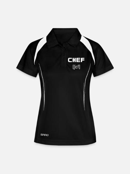 Chef - Chef - Chef - Chef - Hobby Chef - Women's Polo breathable - black/white