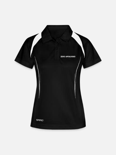 Zero Apologies - Women's Polo breathable - black/white