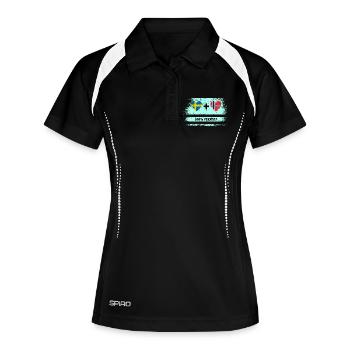 Norway and Sweden 100% Perfect / Gift - Women's Polo breathable - black/white - Front