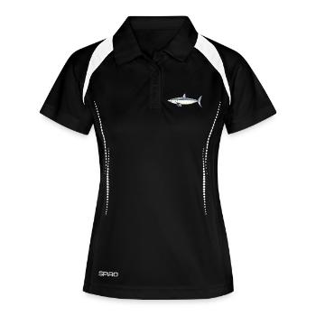 Shark Mako Marrajo - mako shark - requin - Women's Polo breathable - black/white - Front