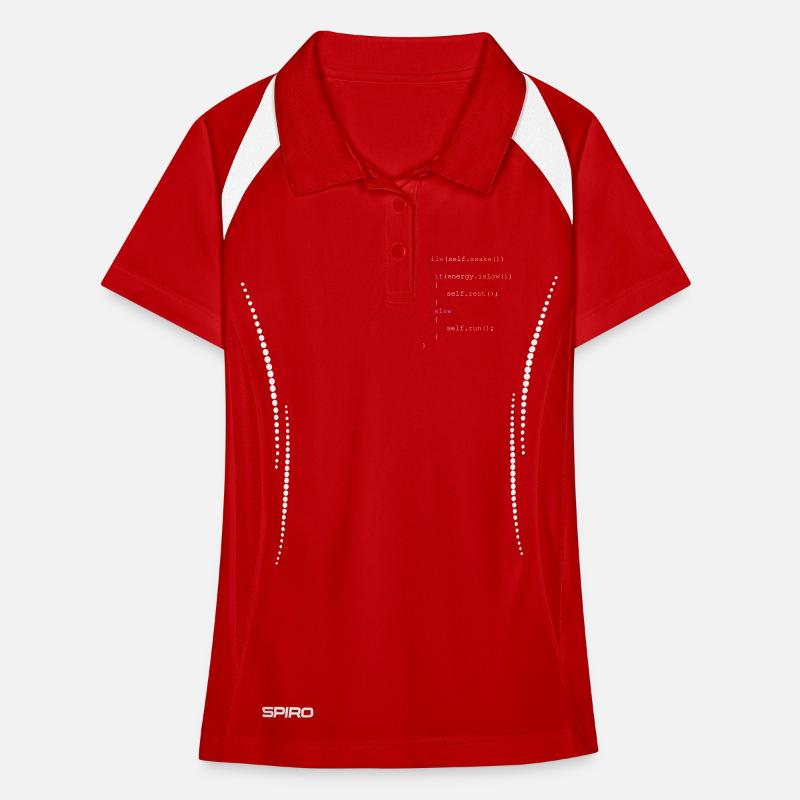 Computer scientist nerd gift for programmer IT Women's Polo breathable