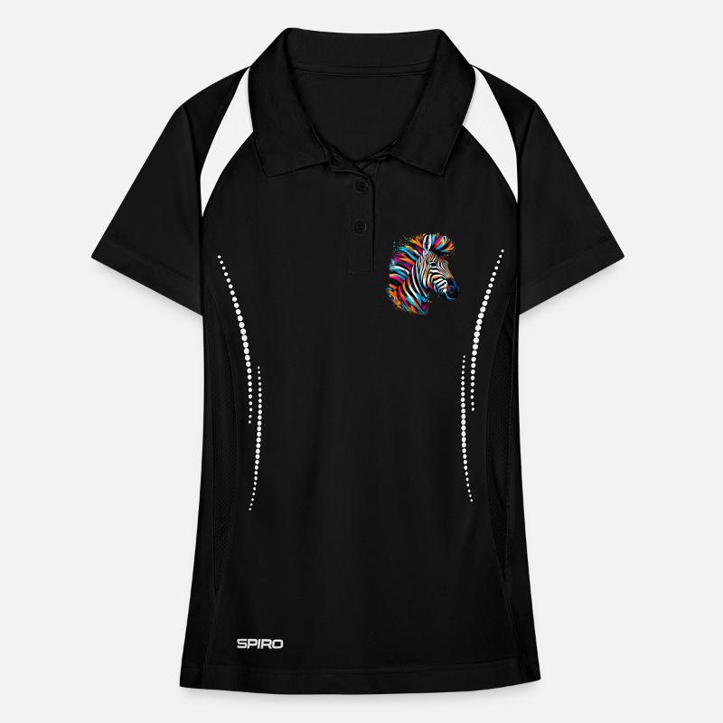 Zebra Frauen Polo atmungsaktiv