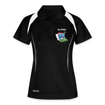 67 Six Seven Memes Christmas Pajamas - Women's Polo breathable - black/white - Front