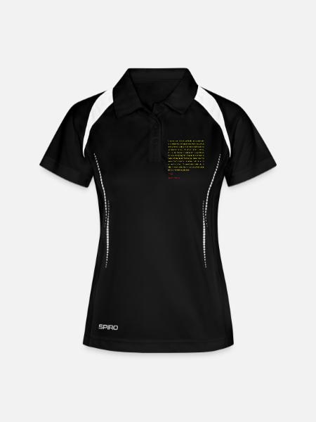 Aristotle Metaphysics Book ten - Women's Polo breathable - black/white