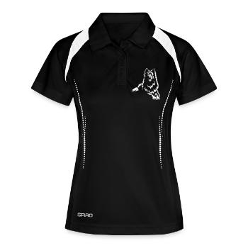 Berger suisse « Édition noire » - Polo respirant Femme - noir/blanc - Devant