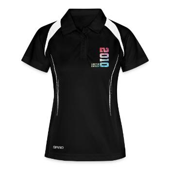 16. Geburtstag Limited Edition 2010 Jahrgang 2010 - Frauen Polo atmungsaktiv - Schwarz/Weiß - Vorne