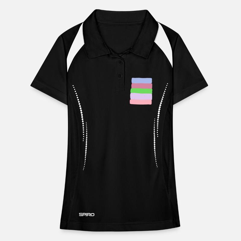 Pastellstreifen-Stack Frauen Polo atmungsaktiv