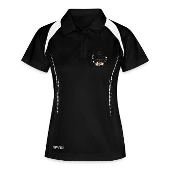 Infirmière Qui Déchire - Métier Passion - Polo respirant Femme - noir/blanc - Devant