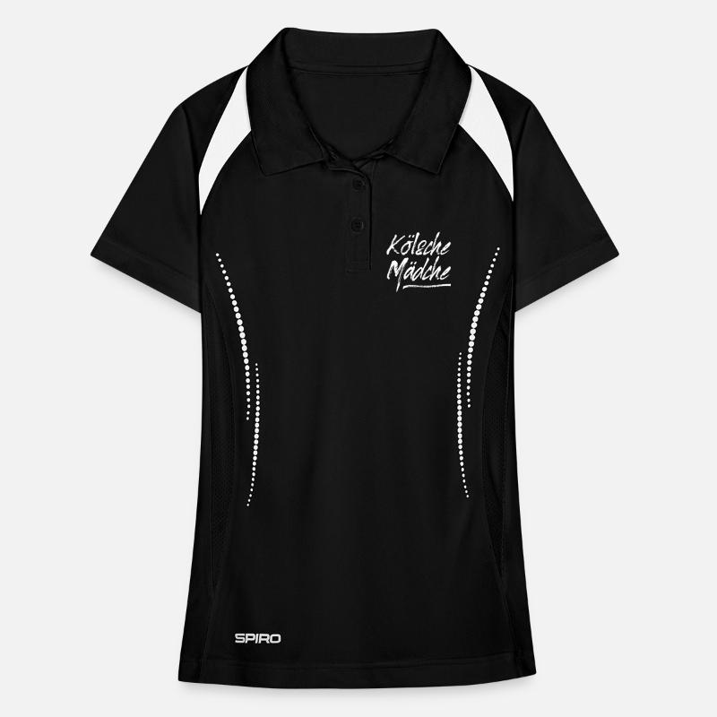 Kölsche Mädche / Carnaval à Cologne / Kölsch & Kölle Polo respirant Femme